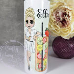 personalised lady pimms cocktail tumbler