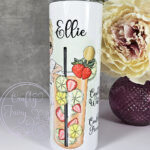 personalised lady pimms cocktail tumbler