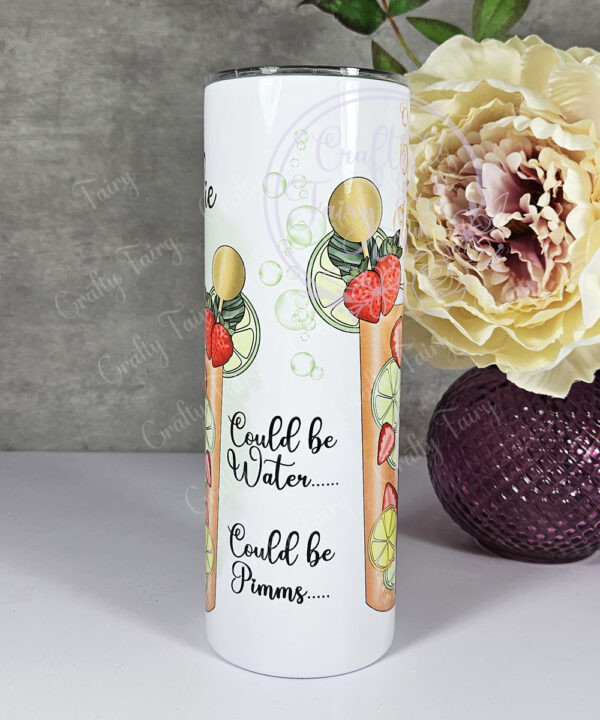 personalised lady pimms cocktail tumbler