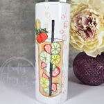 personalised lady pimms cocktail tumbler