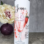 Personalised Lady Strawberry Daiquiri Cocktail Tumbler