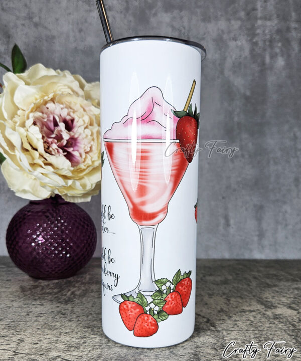 Personalised Lady Strawberry Daiquiri Cocktail Tumbler