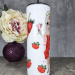 personalised lady strawberry daiquiri cocktail tumbler