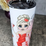 Personalised Lady Strawberry Daiquiri Cocktail Tumbler