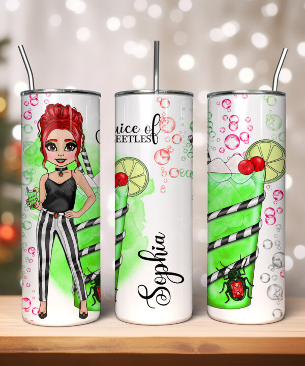 Personalised Juice of Beetles Cocktail 20oz Halloween Tumbler