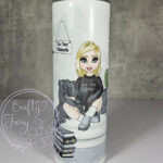 personalised book lover i love reading lady 20oz tumbler