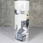 personalised book lover i love reading lady 20oz tumbler