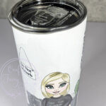 personalised book lover i love reading lady 20oz tumbler