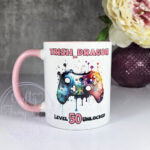 personalised gaming controller gamer boy or girl mug gift