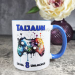 Personalised Gaming Controller Gamer Boy or Girl Mug Gift