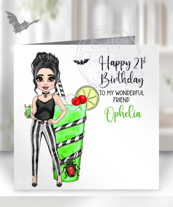 personalised juice of beetles cocktail birthday card v1