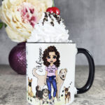 Personalised World's Best Dog Walker Lady Mug Gift