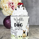 Personalised World's Best Dog Walker Lady Mug Gift