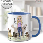 personalised world's best pet sitter lady mug gift