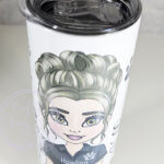 personalised world's best dog walker lady 20oz tumbler gift