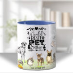 personalised world's best pet sitter lady mug gift