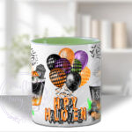 personalised haunted halloween cocktail witch lady mug gift