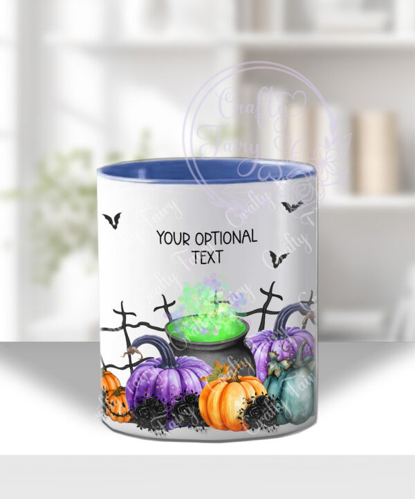 personalised ella pumpkin wicked witch halloween mug gift