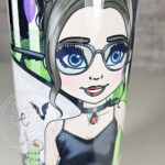 personalised juice of beetles slime & lady striped 20oz halloween tumbler