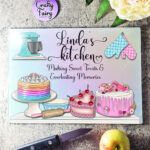 Personalised Cakes Making Memories Glass Chopping Board