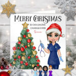 Personalised Nurse Christmas Card