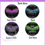 personalised glitter effect printed cheerleader keyring