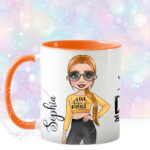 personalised teen tween dancer ceramic mug