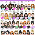 personalised teen tween dancer gymnastics girl medium rectangular tin