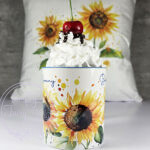 personalised sunflowers mug gift