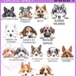 personalised cute dog face a5 notebook many breed options