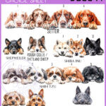 personalised cute dog face a5 notebook many breed options