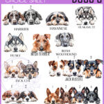 personalised cute dog face a5 notebook many breed options