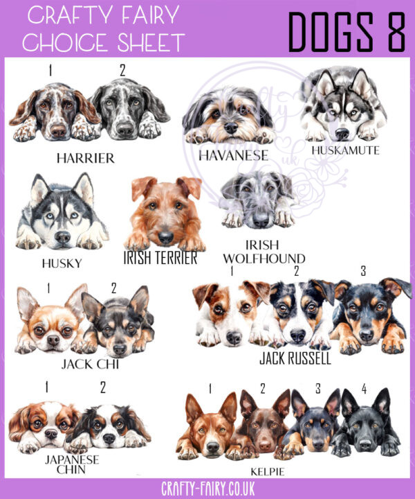personalised cute dog face a5 notebook many breed options