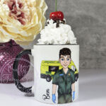 personalised male paramedic & ambulance mug gift