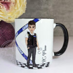 personalised male police officer policeman mug gift