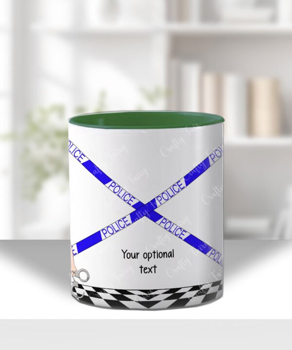 personalised male police officer policeman mug gift