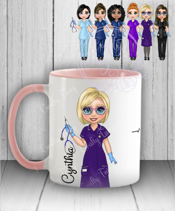personalised nurse mug gift for daughter granddaughter