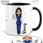 personalised nurse mug gift for daughter granddaughter