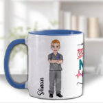 personalised male best nurse ever mug gift