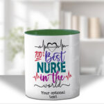 personalised male best nurse ever mug gift