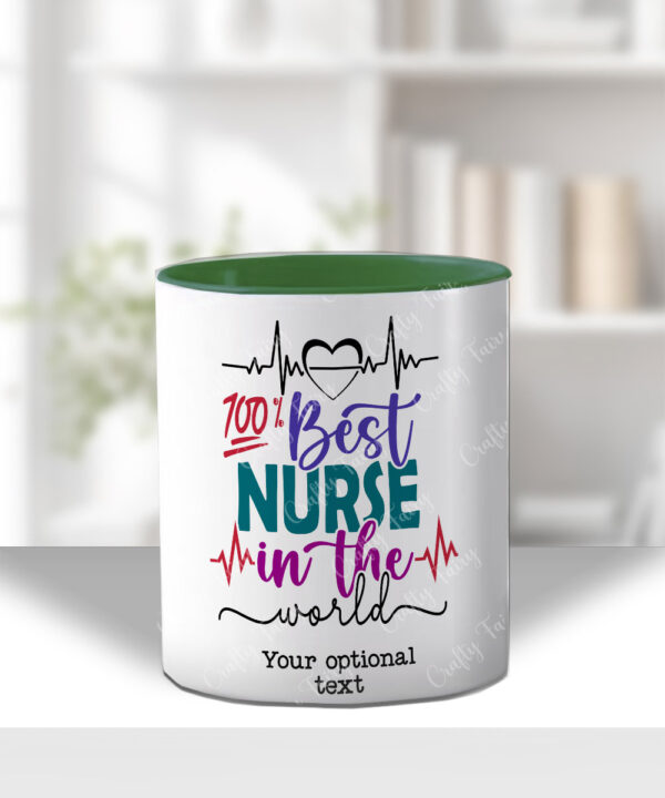 personalised male best nurse ever mug gift