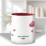 personalised "i woof you" dog mug gift for dog lover