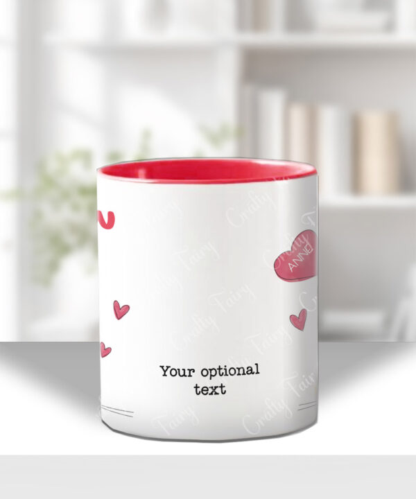 personalised "i meow you" cat mug gift for cat lover