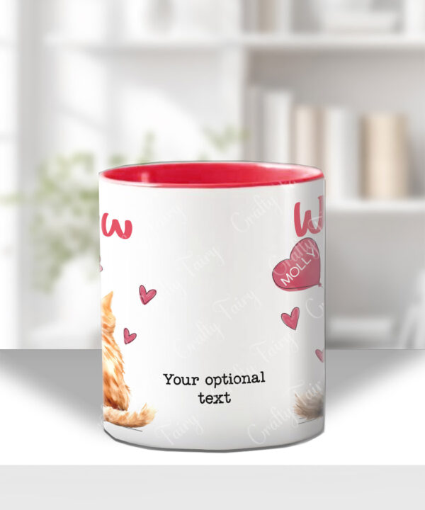 personalised "we meow you" two cats mug gift for cat lover