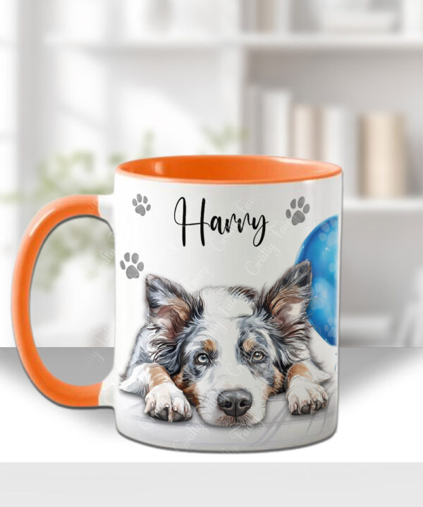 personalised cute dog face birthday mug gift lots of breed choices