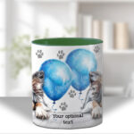 personalised cute dog face birthday mug gift lots of breed choices