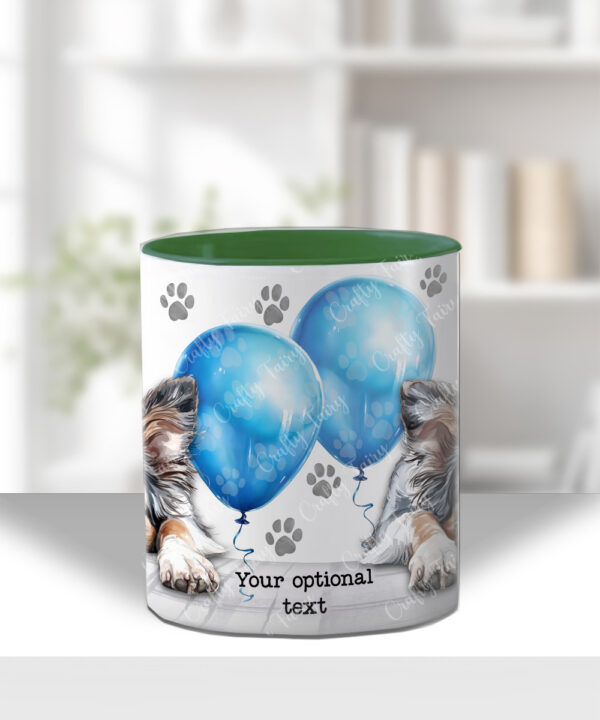 personalised cute dog face birthday mug gift lots of breed choices