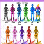 personalised watercolour rugby player girl's birthday card