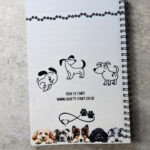 personalised cute dog face a5 notebook many breed options