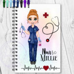 personalised nurse a5 notebook